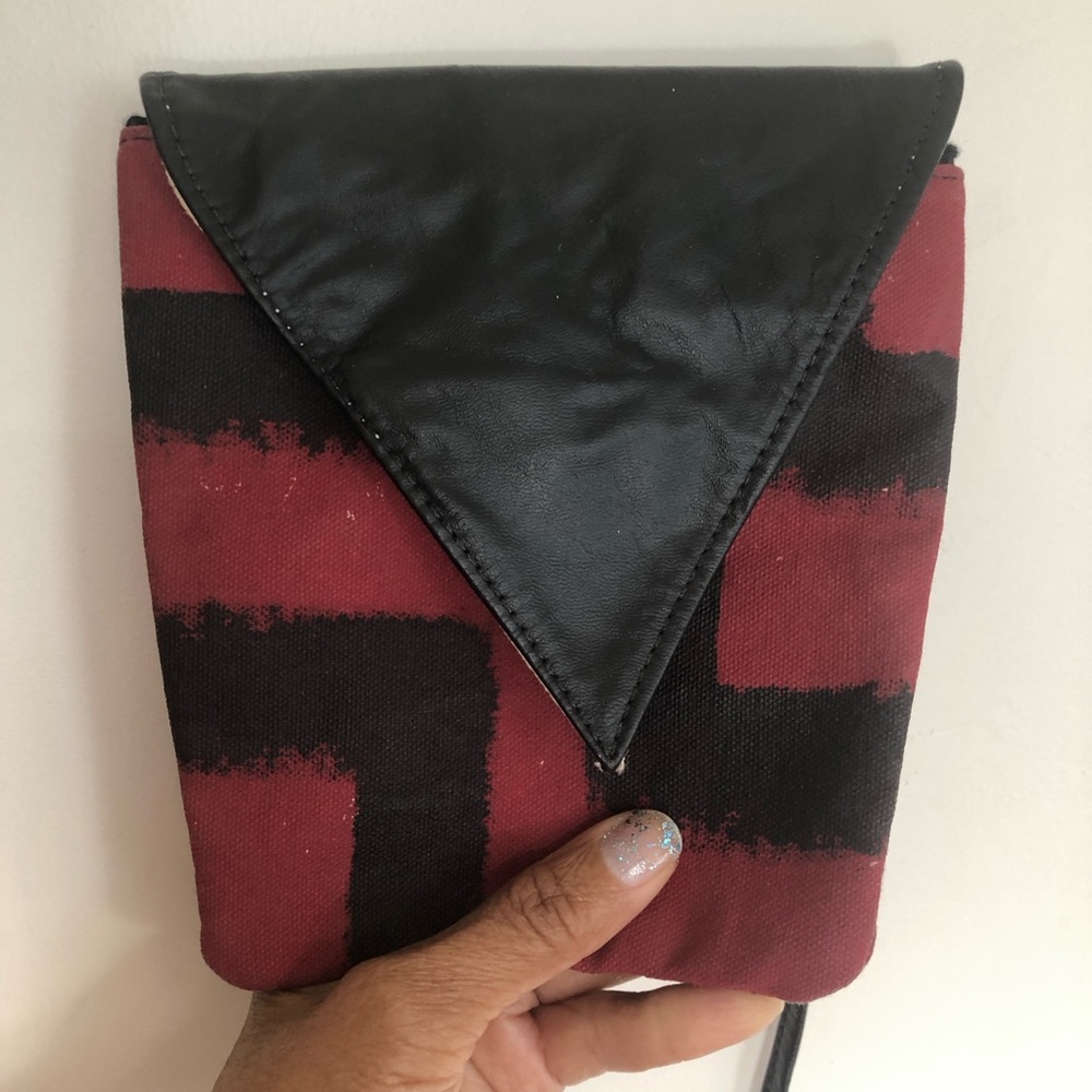 Hand Painted Hand Made Crossbody Purse by BETH MITCHELL